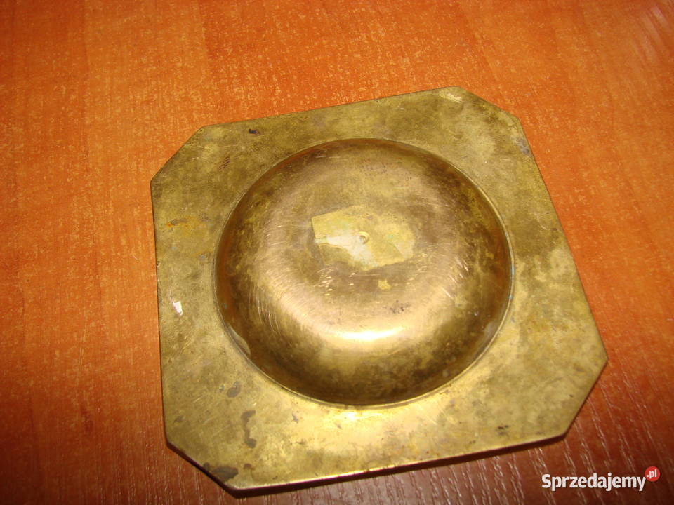 mała mosiężna popielniczka Pozostałe Pruszcz Gdański sprzedam