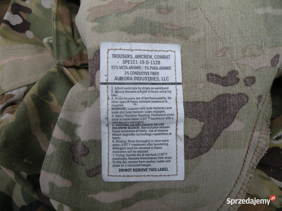 Spodnie air crew multicam ocp small regular sprzedam