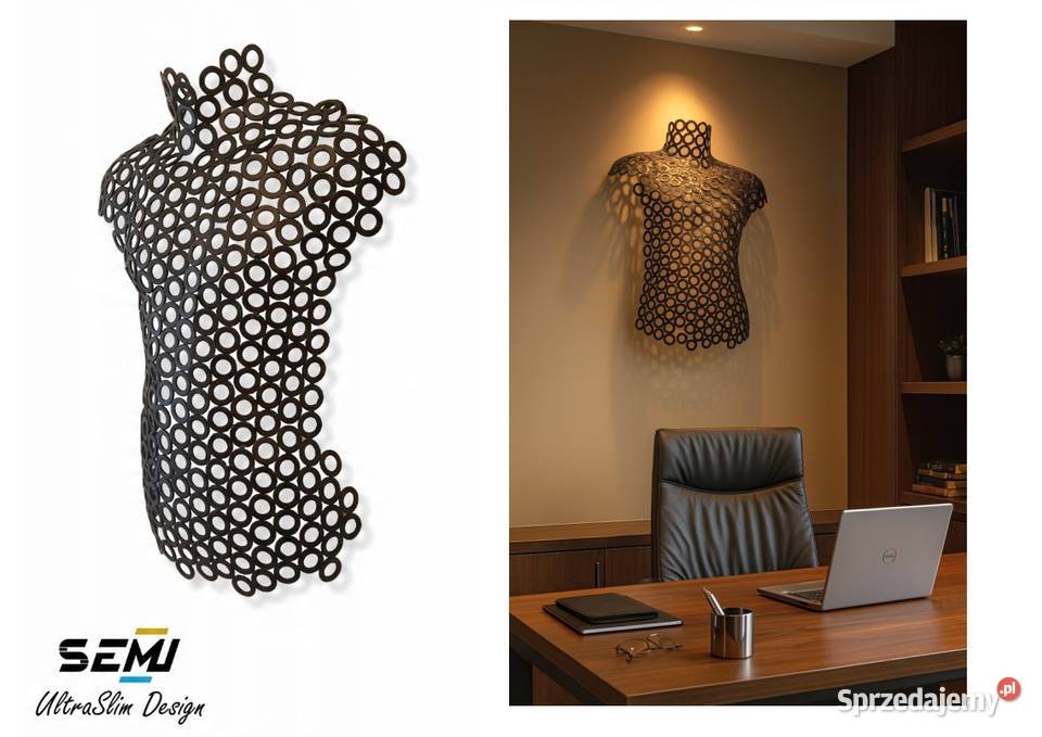 Rzeźba metal ścienna loft metaloplastyka na