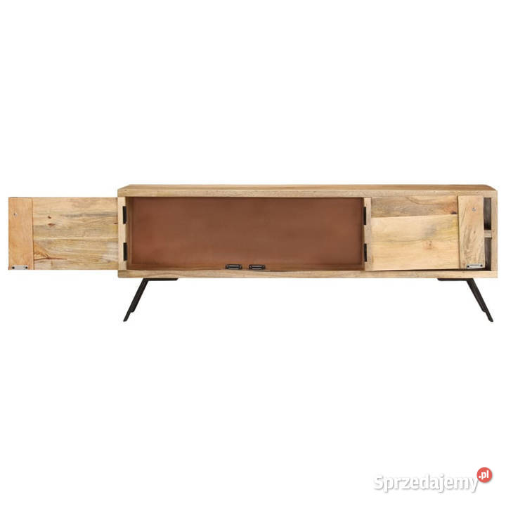 Szafka pod telewizor 110x30x40 lite drewno mango mazowieckie Warszawa