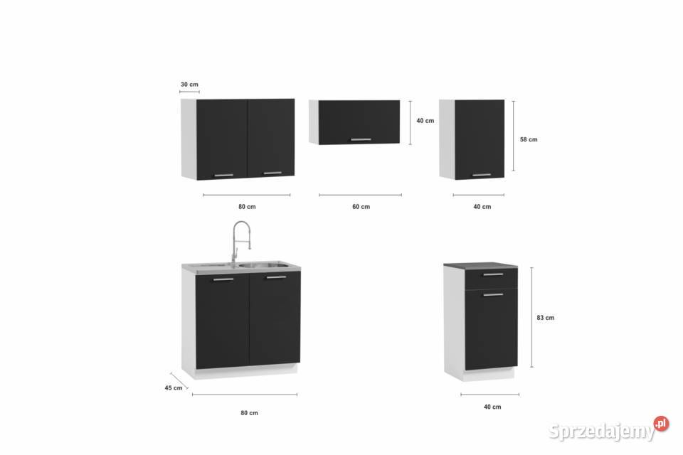 Kuchnia LUIZA I 18 m biały dąb artisan Brody