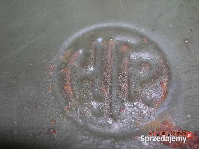 Stary kolekcjonerski kanister z okresu PRL Łódź