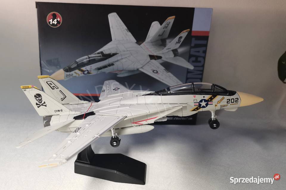 Samolot F14 Tomcat Diecast Skala 172 mazowieckie Milanówek