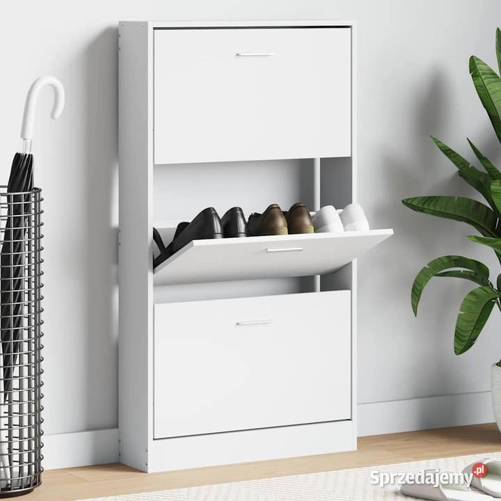 vidaXL Szafka na buty Biała 59x17x108 SKU342526 Warszawa