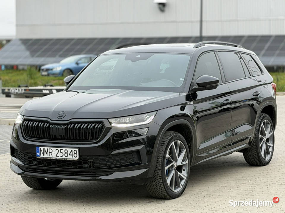koda Kodiaq 20 TDI 150 FULL LED SportLine łopatki zmiany biegów Mrągowo