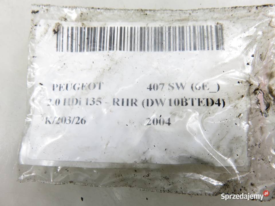 WTRYSKIWACZ PEUGEOT 407 20 HDi 9647247280