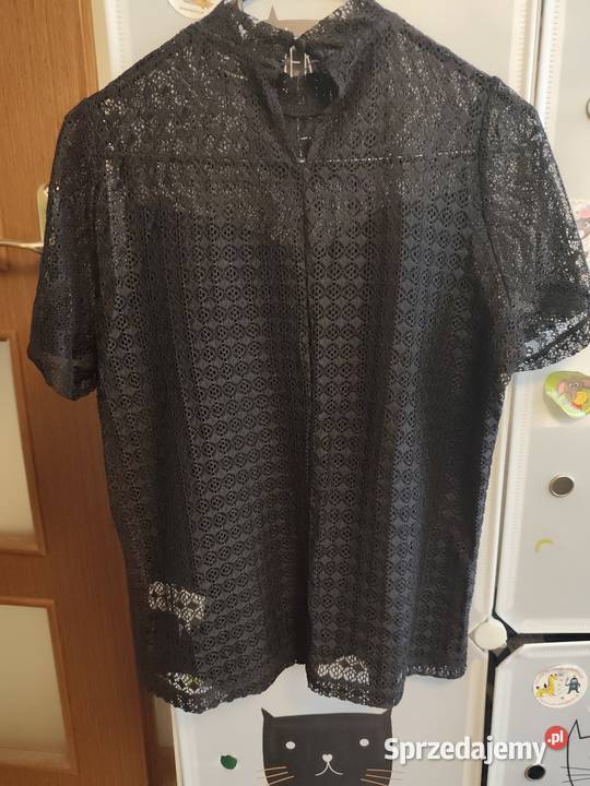 Elegancka koronkowa bluzka Pimkie czarna koronka Rozmiar 38(M) Kraków sprzedam