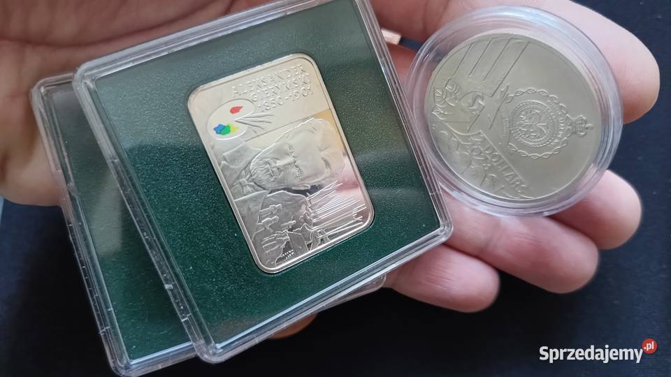 Monety sztabki srebro lokacyjne kruszec lubelskie Lublin sprzedam