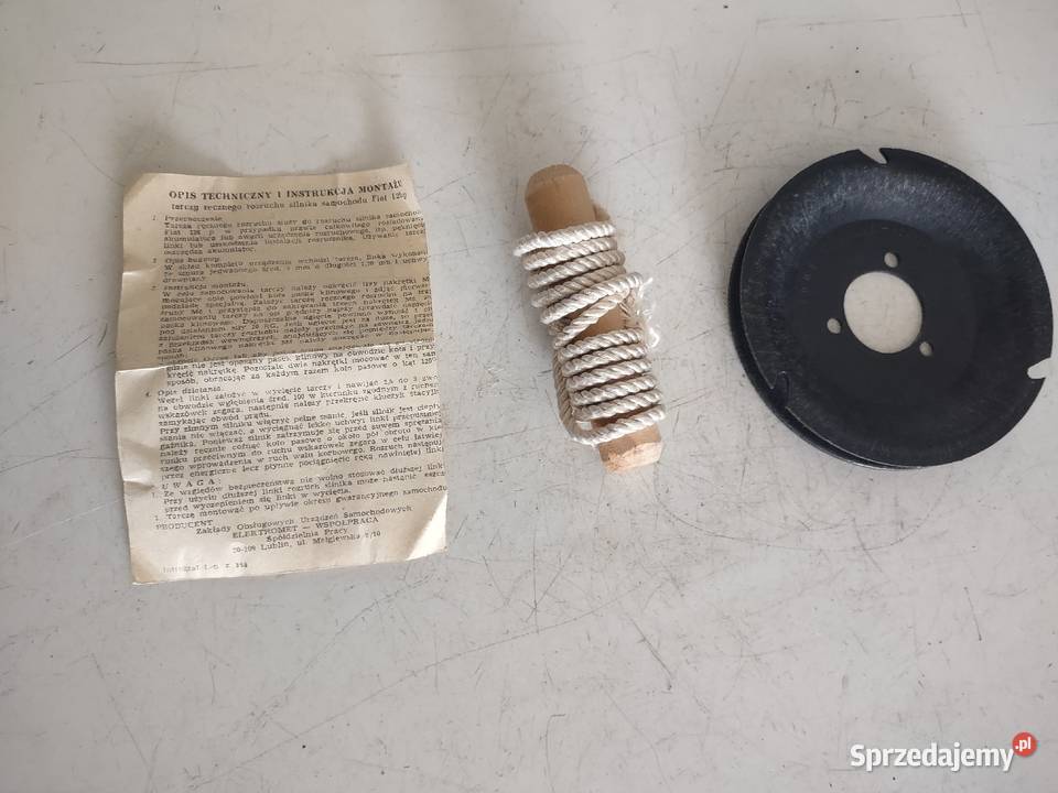 FIAT 126 P RĘCZNY ROZRUSZNIK PRL NOWY FABRYK osobowe