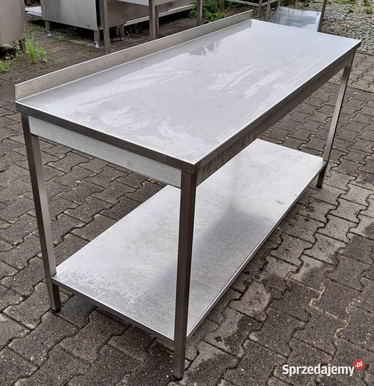 STÓŁ GASTRONOMICZNY Z PÓŁKĄ 1606085 M1791N Nowe Skalmierzyce