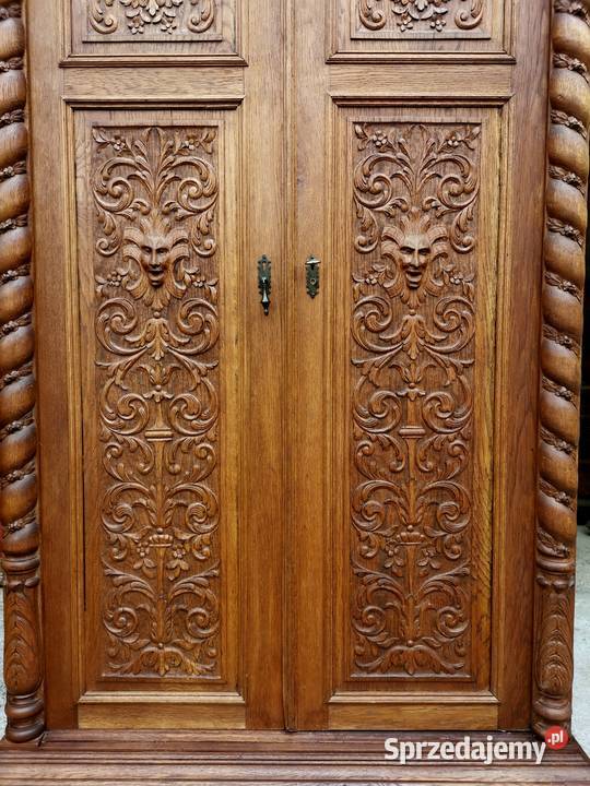 Piękna neorenesansowa szafa ok1910r antyk