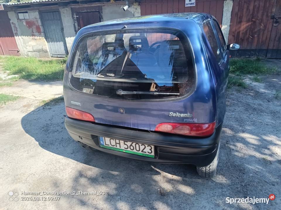 Fiat Seicento 1999r 900 benz Włodawa