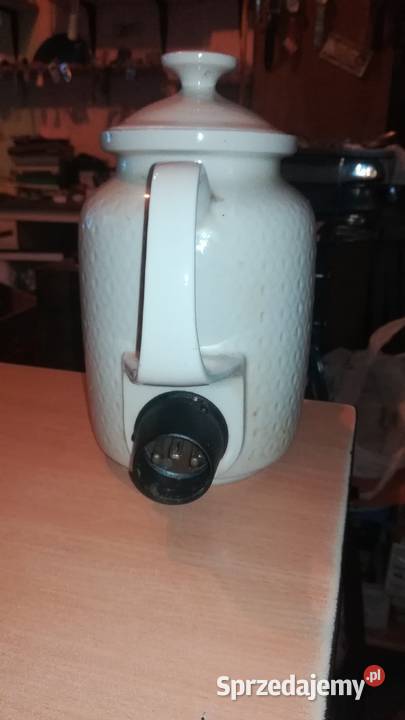 Stary ceramiczny elektryczny czajnik Mirostowice Łódź