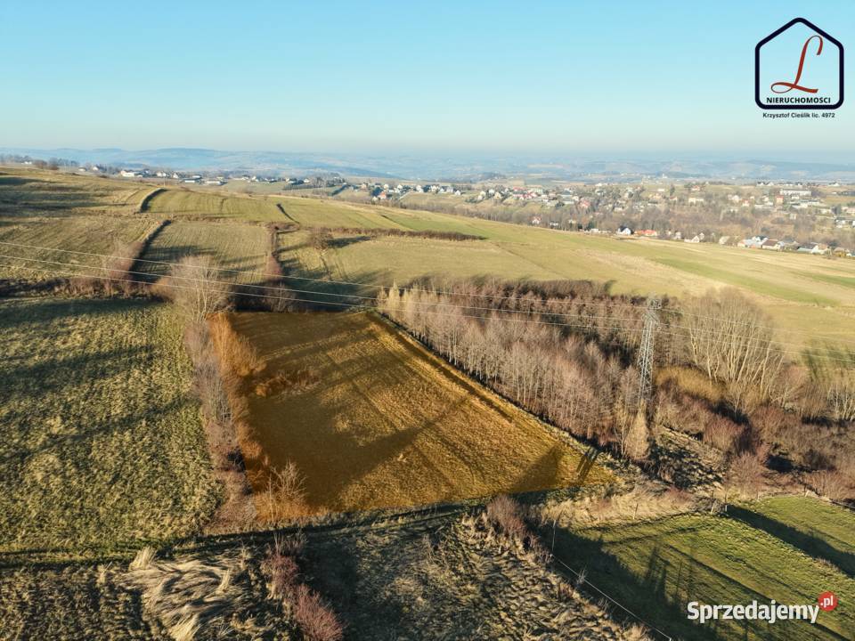 Działka rolna o pow 34 ar Grybów Siołkowa sprzedam