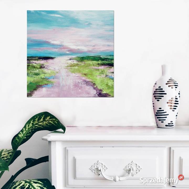 Rozlewisko obraz pejzaż nowoczesny krajobraz pomorskie Malbork