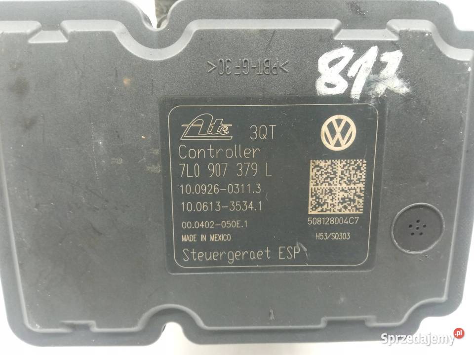POMPA ABS 7L0614517A 7L0907379L VW Volkswagen Rok produkcji 2008