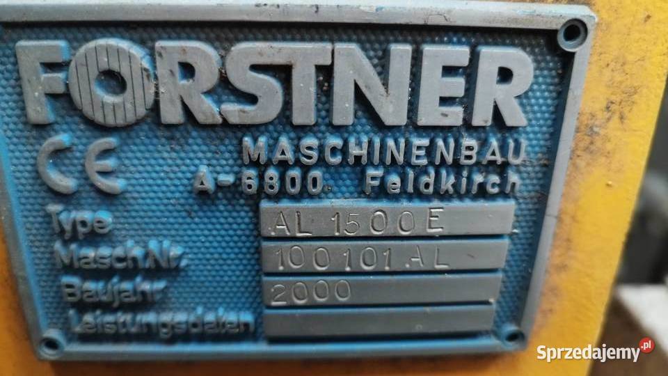 NOŻYCE KRĄŻKOWE DO BLACHY FORSTNER TYP AL 1500 E kujawsko-pomorskie sprzedam