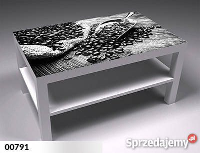 Stolik IKEA LACK SZKLANY BLAT SUPER ŁAWA KAWA Wolsztyn