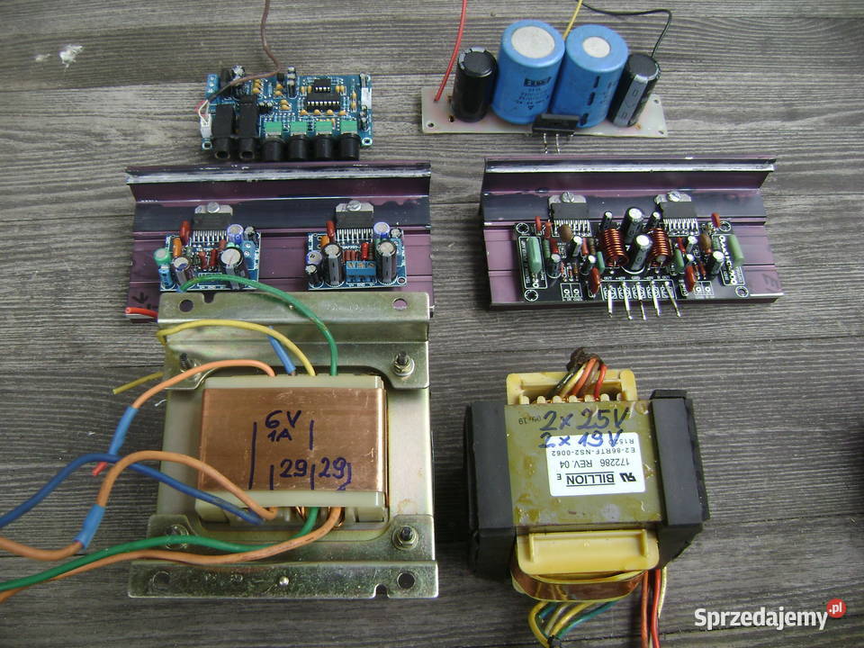 Wzmacniacz moduł 2x60W na TDA 7294 z radiatorem Cieszanów