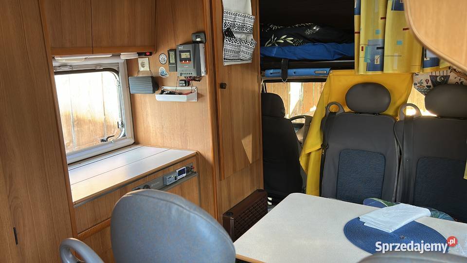 Kamper Fiat ducato 19turbo łóżka piętrowe diesel Jastrzębie-Zdrój