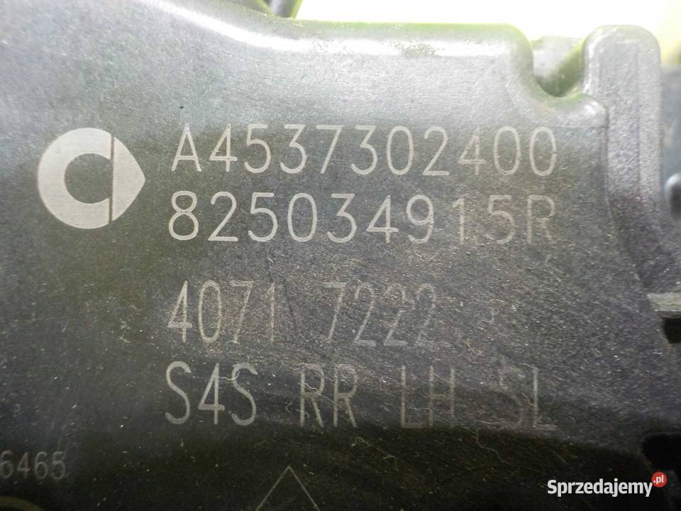 SMART FORFOUR II 16r zamek drzwi lewy tyl osobowe Suków