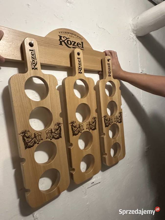 Deski do serwowania piwa Kozel Dąbrowa Górnicza