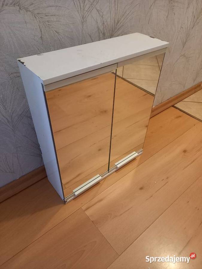 Szafka łazienkowa w kolorze białym 13cm Kraków