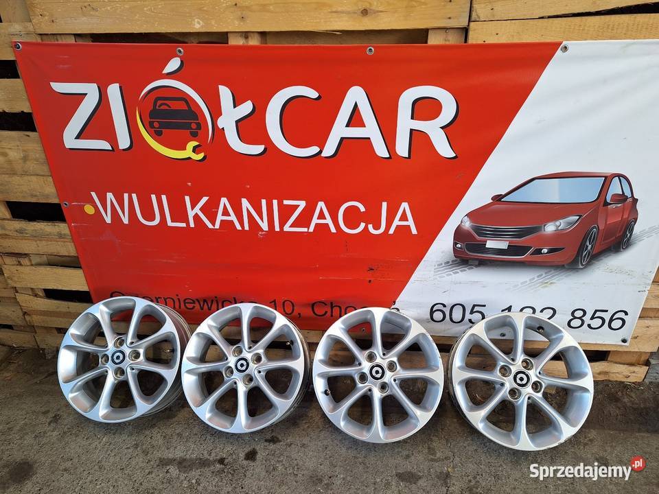 Alufelgi 4x100 15 Smart Forfour Fortwo Renault Średnica 15"