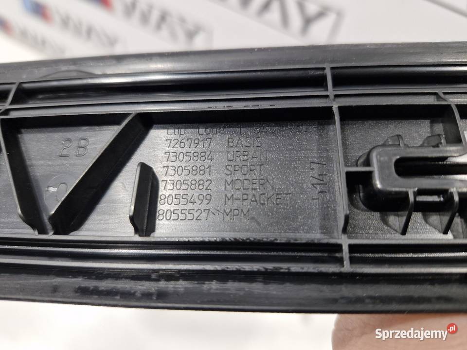 BMW F21 F22 LISTWY PROGOWE NAKŁADKI PROGU LEWA
