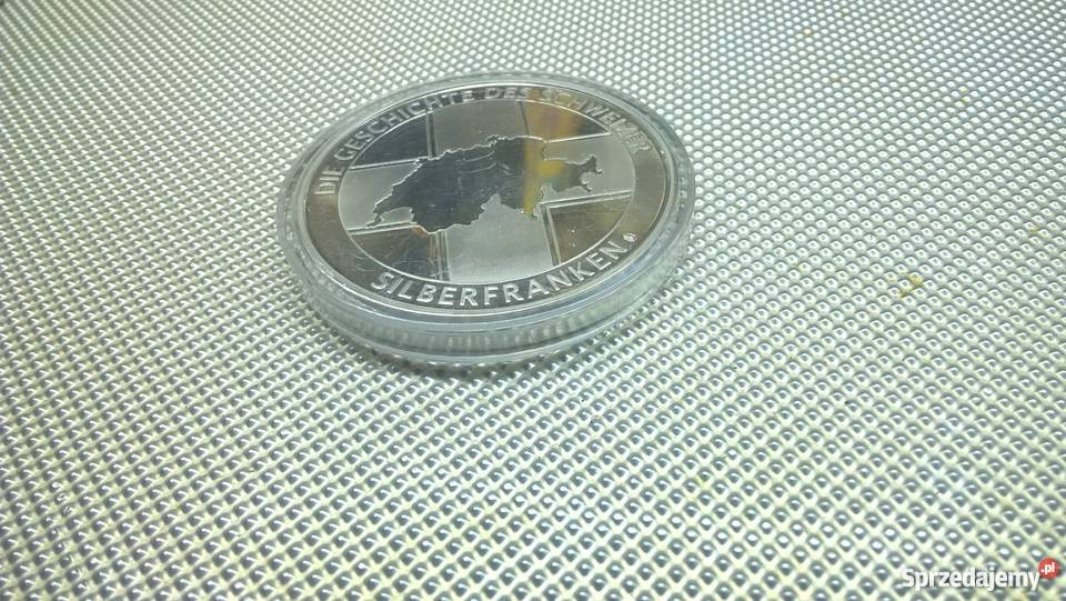 Moneta okolicznościowa 1 srebrna Frankonia mazowieckie Warszawa