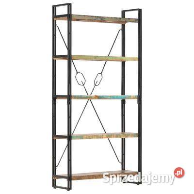 vidaXL 5poziomowy regał na książki 90x30x180 Półki Warszawa