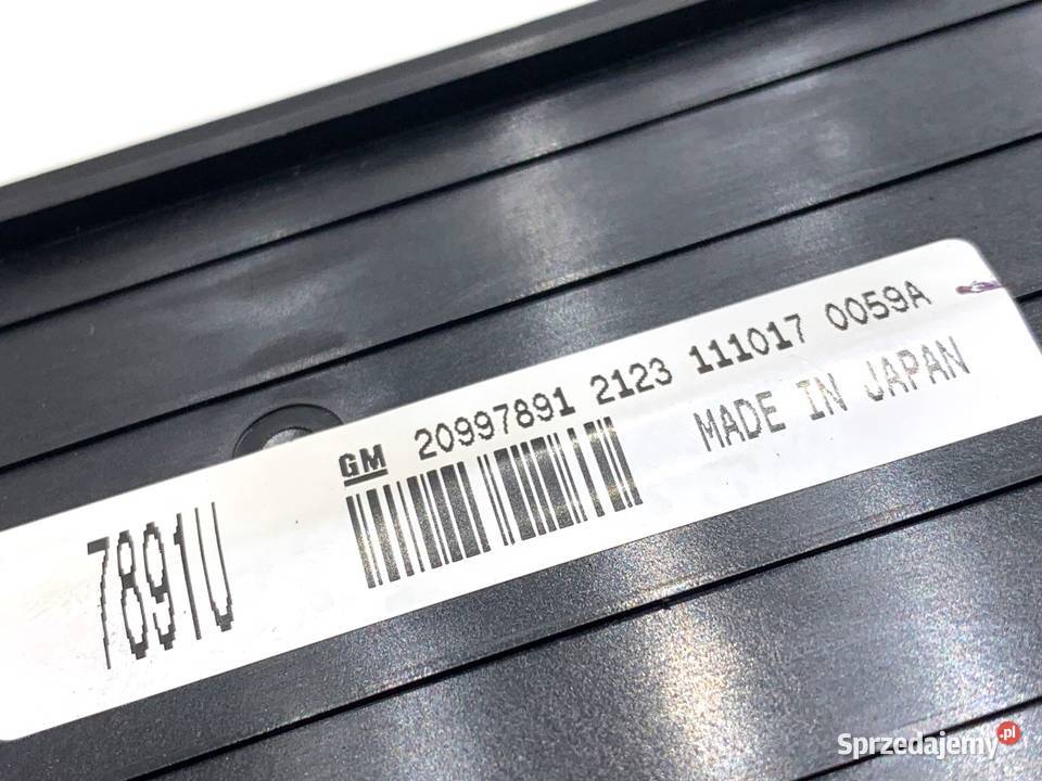 PANEL STEROWANIA RADIA OPEL INSIGNIA A 20997891 Wyposażenie wnętrza podkarpackie