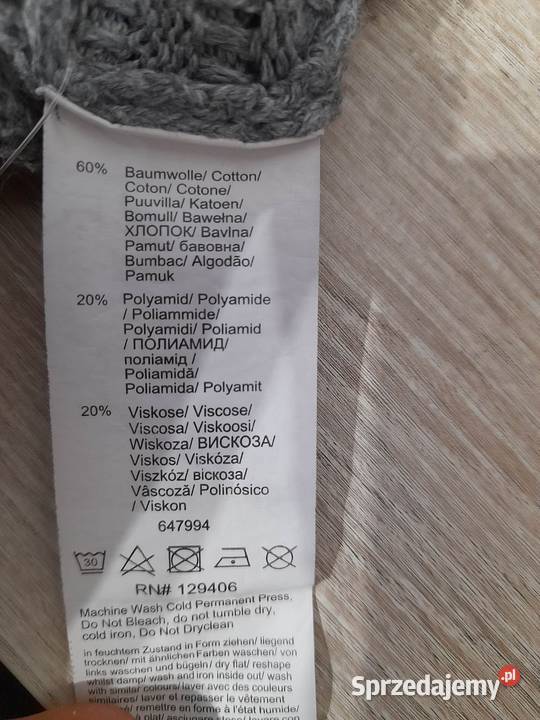 Kardigan rozpinany sweter zachodniopomorskie Chynowo sprzedam