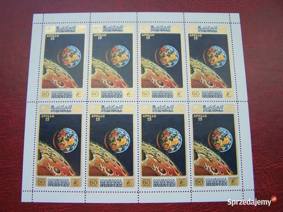 Manama 1971 MNH Kosmos Apollo 15 śląskie sprzedam