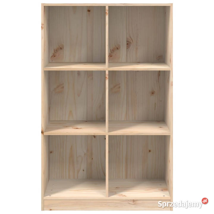Regał 70x33x110 lite drewno sosnowe WM836141 Regały Warszawa