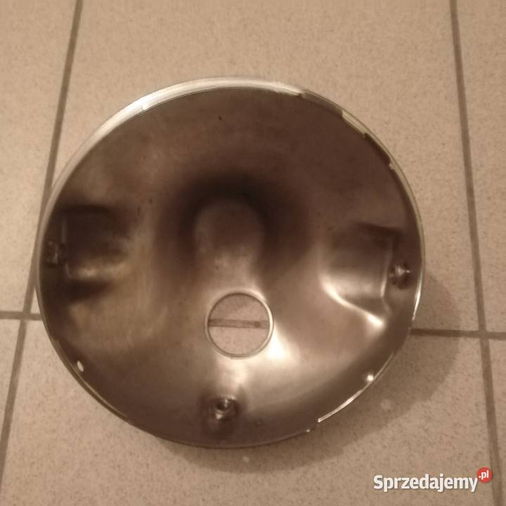 Obudowa lampy reflektora przód chrom metal Oświetlenie Golub-Dobrzyń