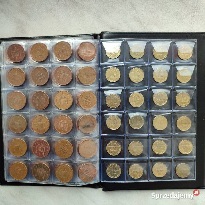 Albumklaser ze 192 monetami małopolskie Olkusz