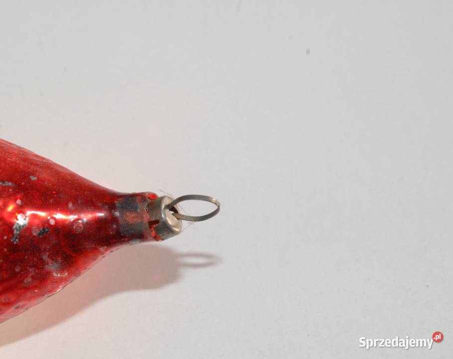 Stara ozdoba choinkowa bombka bańka Mikołaj