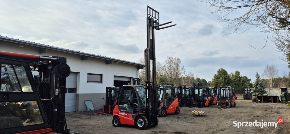Manitou MI25D Diesel 2017r Triplex 5 m 785 mth Wózki widłowe Małkinia Górna