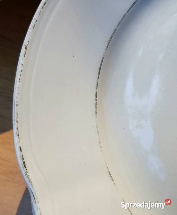 Talerze obiadowe 3 4 Porcelit Chodzież PRL Ruda Śląska