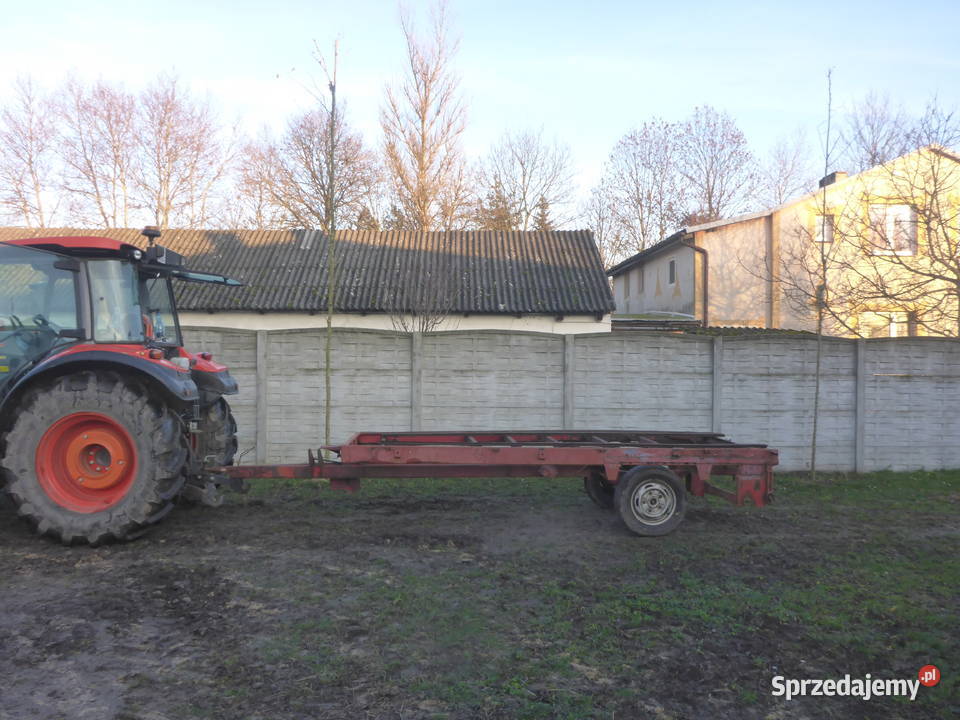 przyczepa KRONE optimat jednoosiowa rozrzutnik