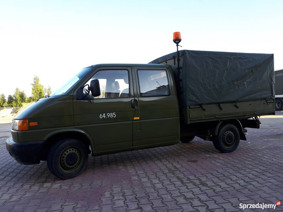 Vw T4 Doka z Wojskapełen serwis 147200 Wąbrzeźno