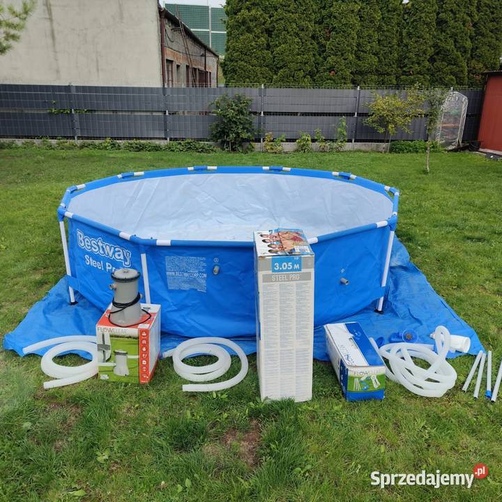 Basen Bestway 56679 pompa odkurzacz pokrywa mata