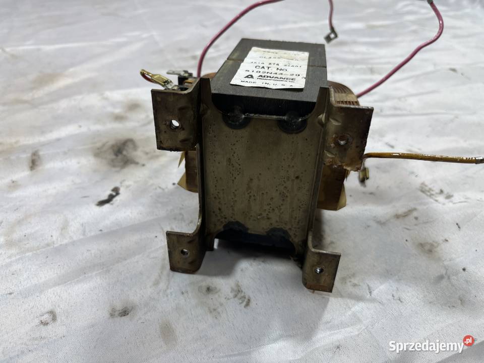 transformator wysokonapięciowy Advance 230V 50Hz sprzedam