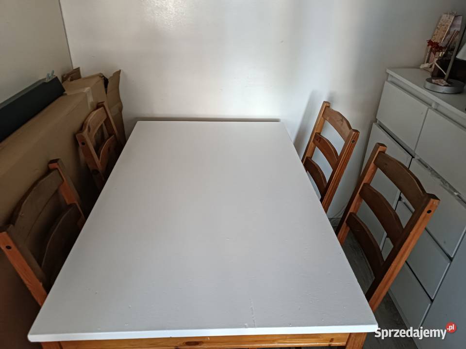 Stół Ikea z 4 krzesłami Łódź