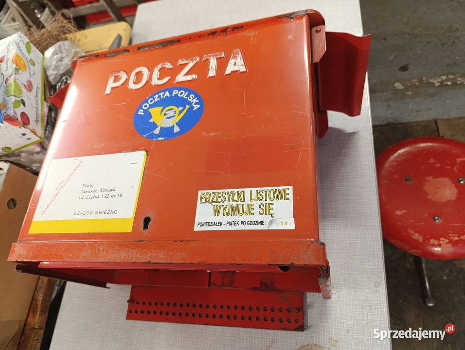 Skrzynka Polska PRL skrzynka poczta Polska Poznań