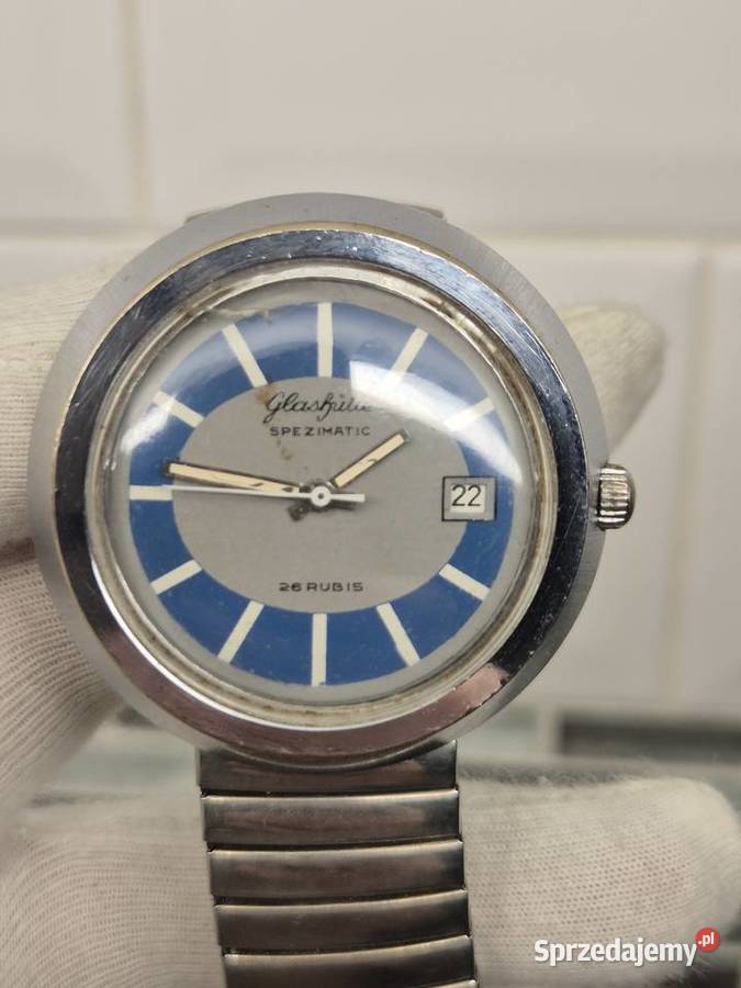 Duży męski Glashutte Spezimatic