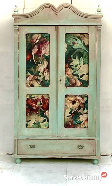 Szafa vintage dwudrzwiowe prowansalska shabby Przeworsk