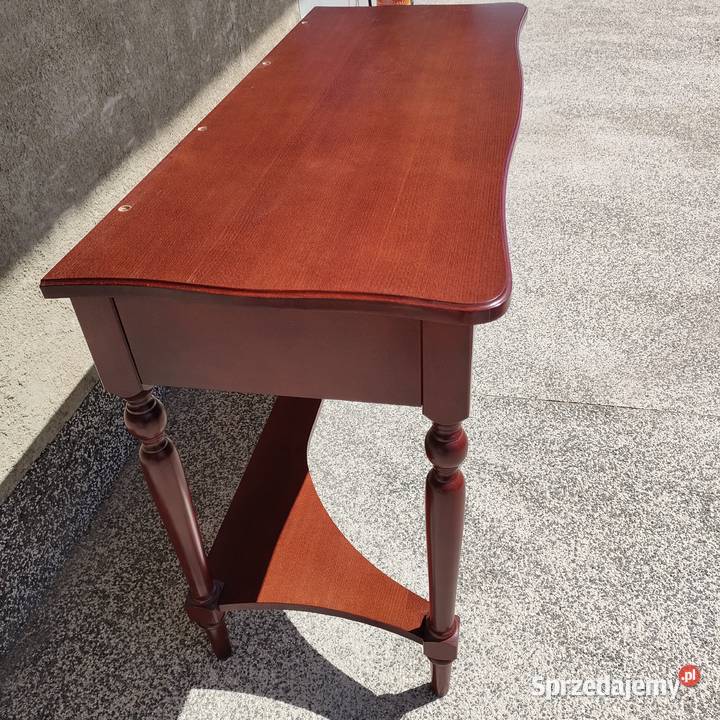 Toaletka z lustrem dębowa nowa Konsole