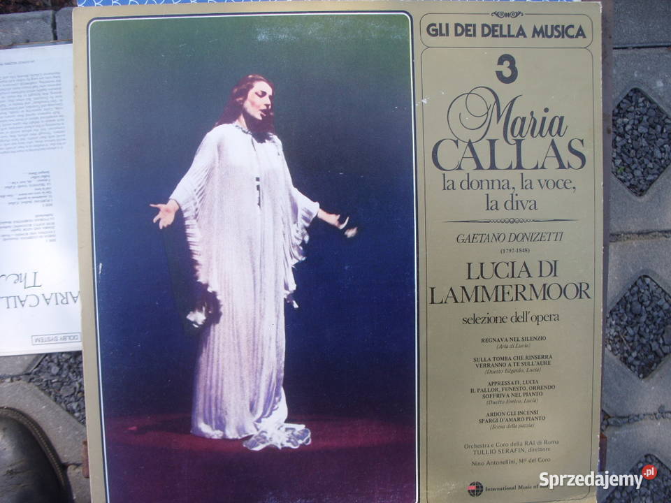 Winyl LP MARIA CALLAS LA DONNA LAVOCE 1957 Wołów sprzedam